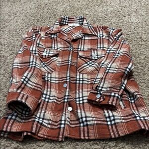 Vine and Love flannel shacket